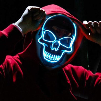 Spectriel® Zhert Ghost Mask ( Halloween Edition ) - Grey Technologies