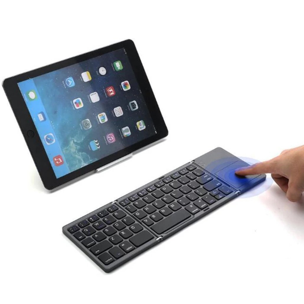 Foldable Bluetooth Keyboard (With Mouse )