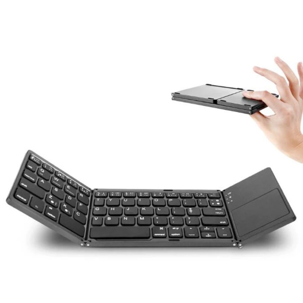 Foldable Bluetooth Keyboard (With Mouse )