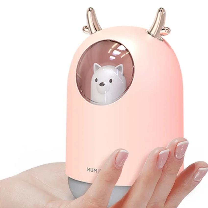 pink coloured humidifier for baby 