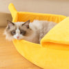 cute banana bed for cats