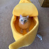 cute banana bed for cats