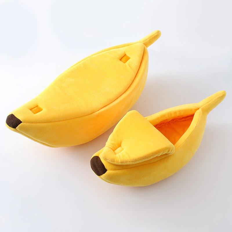 cute banana bed for cats