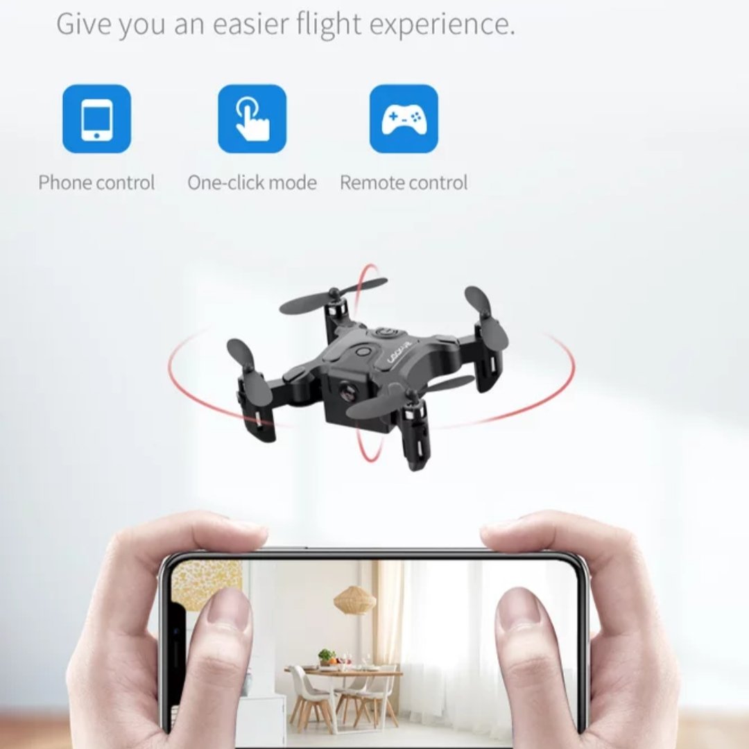 flying the mini drone with your smartphone 