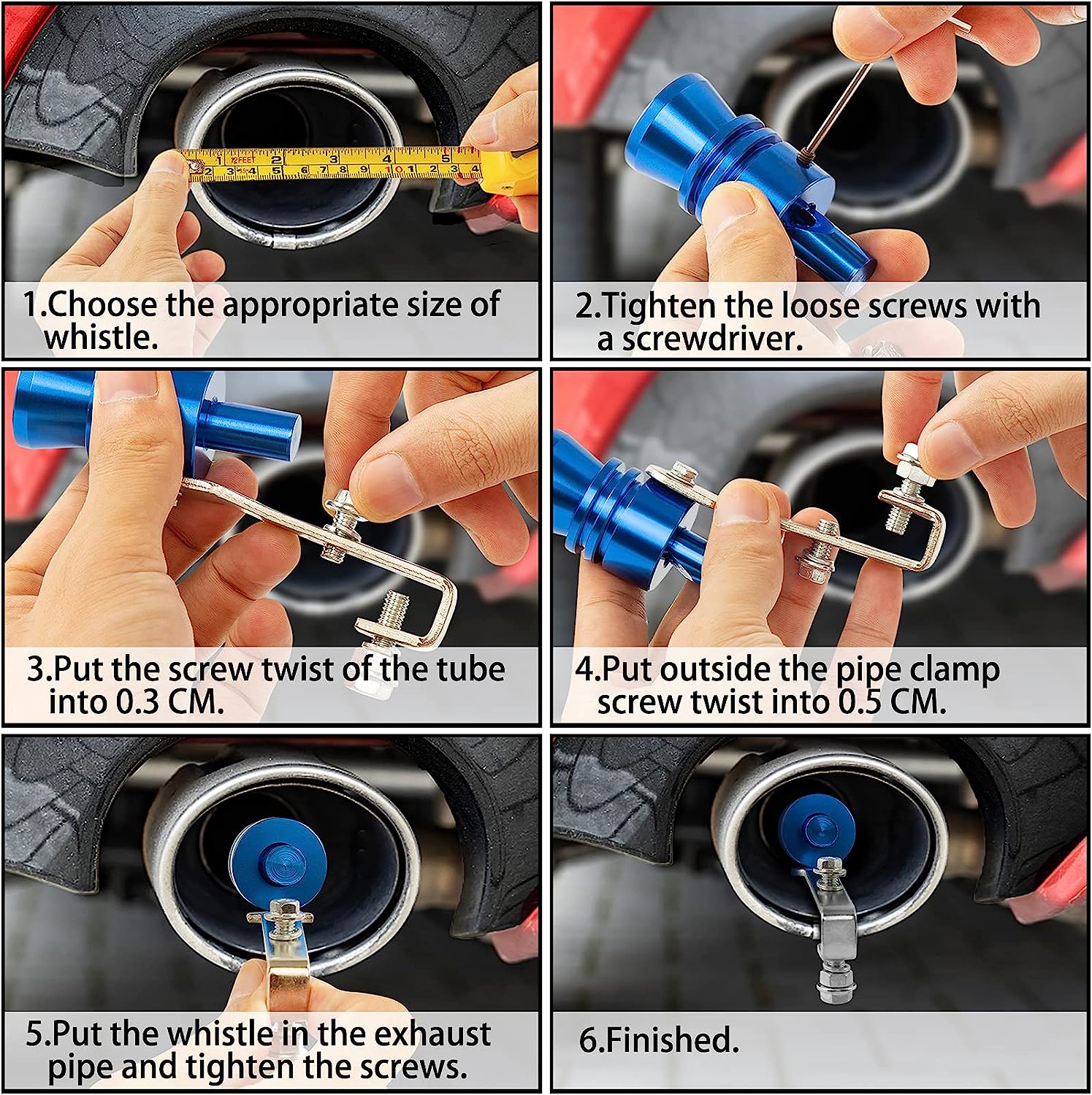 car exhaust whistle 