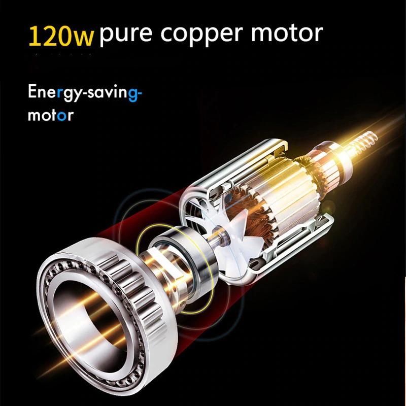 inbuilt copper motor for efficient vacuuming 