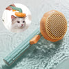 CatKare®️ Self Cleaning Slicker Brush | Pumpkin Edition