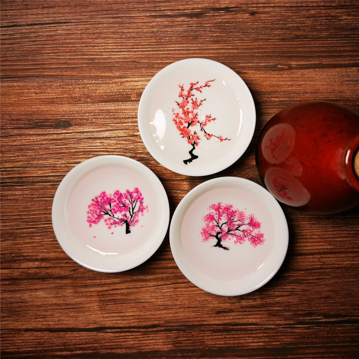 Hanayagi Heritage® Cherry Blossom Sake Cup - Grey Technologies