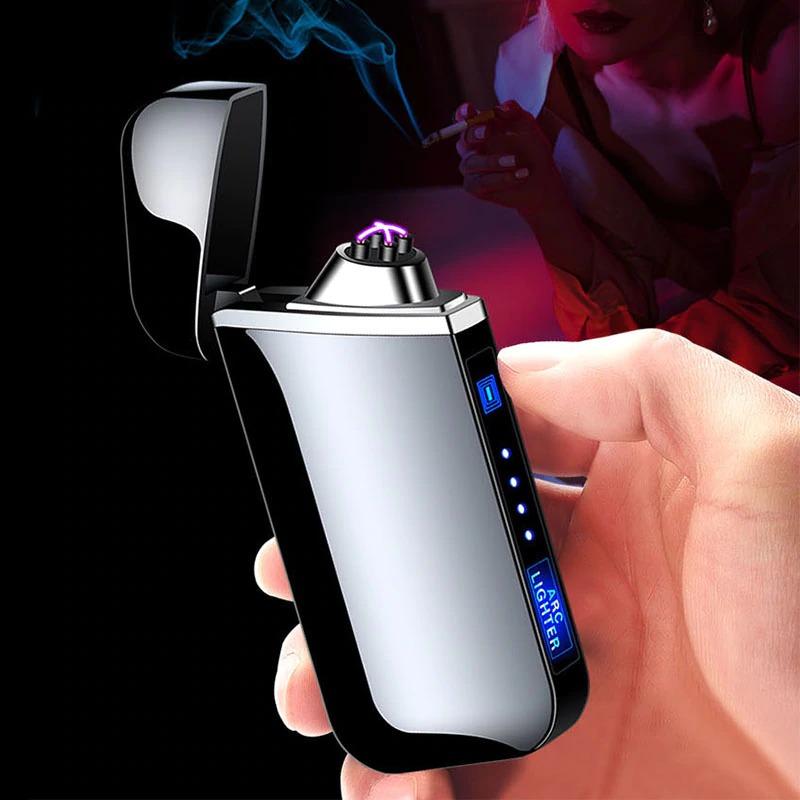 electric lighter with dual arc 