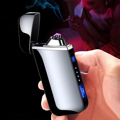 electric lighter with dual arc 