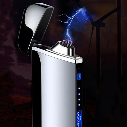 electric lighter with dual arc 