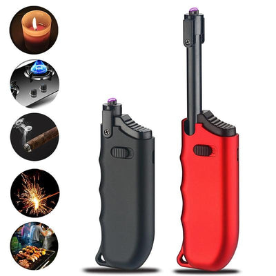 Bswalf Lighter Candle Lighter, Electric Lighter USB Rechargeable Lighters  Have Triple Safety and LED Battery Display, Windproof Flameless Plasma Arc