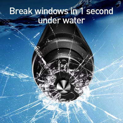 breaking windows under water