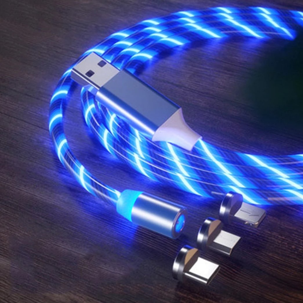 glowing USB cable 