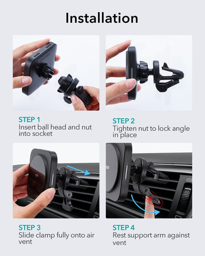 how to use the wireless charger for car 