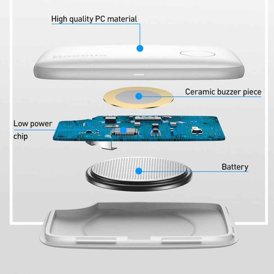 internal mechanism of the key finder device 