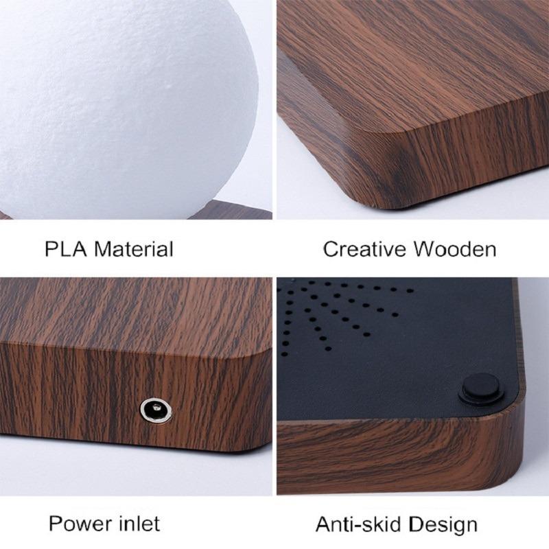 features of the levitating moon lamp 