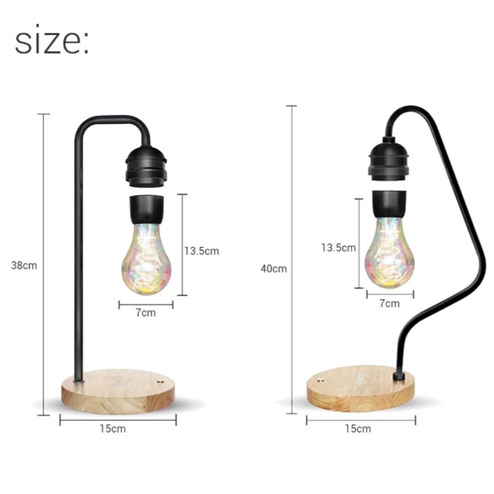 levitating lamp size specifications 