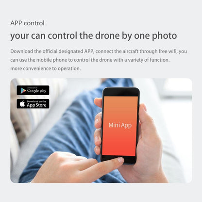 using smartphone to control the drone 