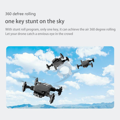 mini drone performing cool stunts and flips 