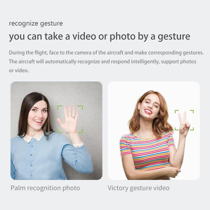 gesture photo / video mode of the mini drone 