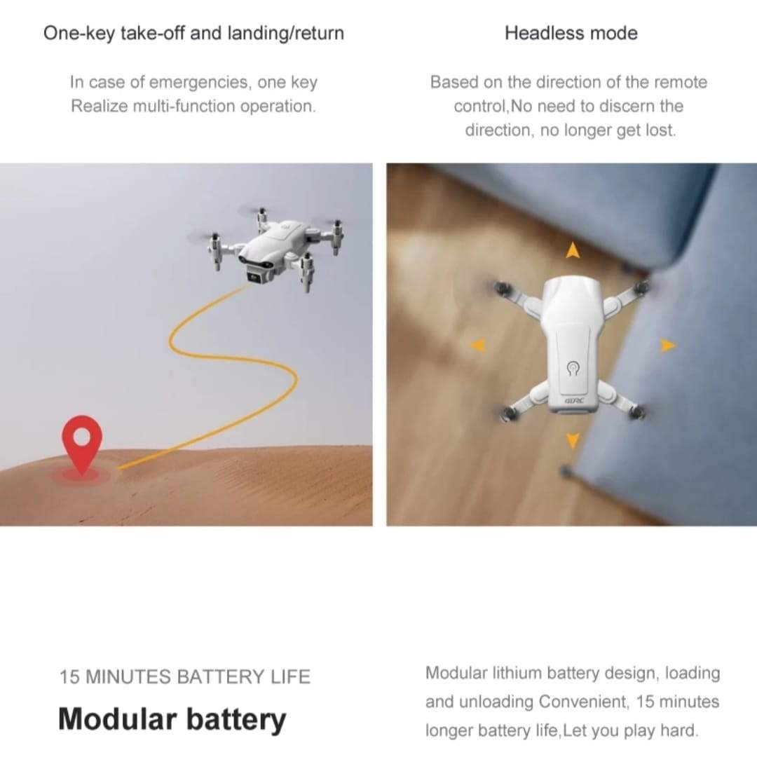 one key take off and headless mode 