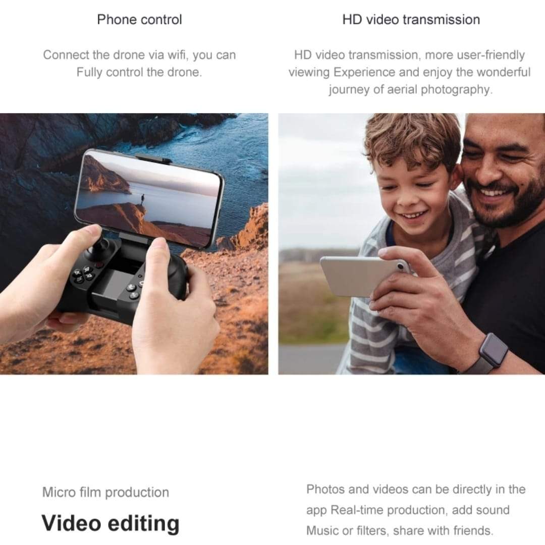 how to control the mini drone with your smartphone 