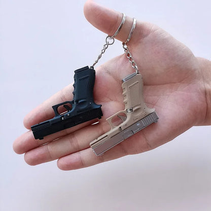 mini glock gun keychain 