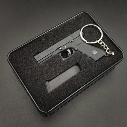 mini glock gun keychain 