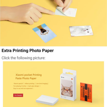 how to add paper into the portable printer 