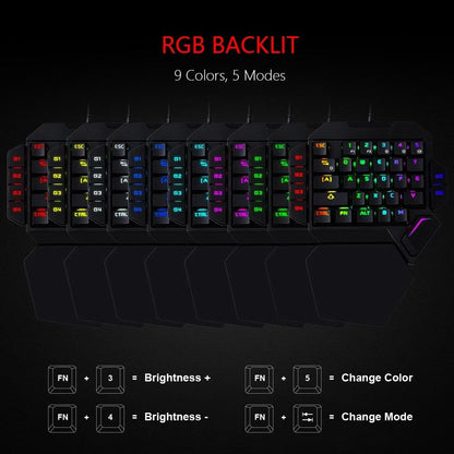 GreyTech® Z2 Combo ( One Handed Keyboard + Mouse )