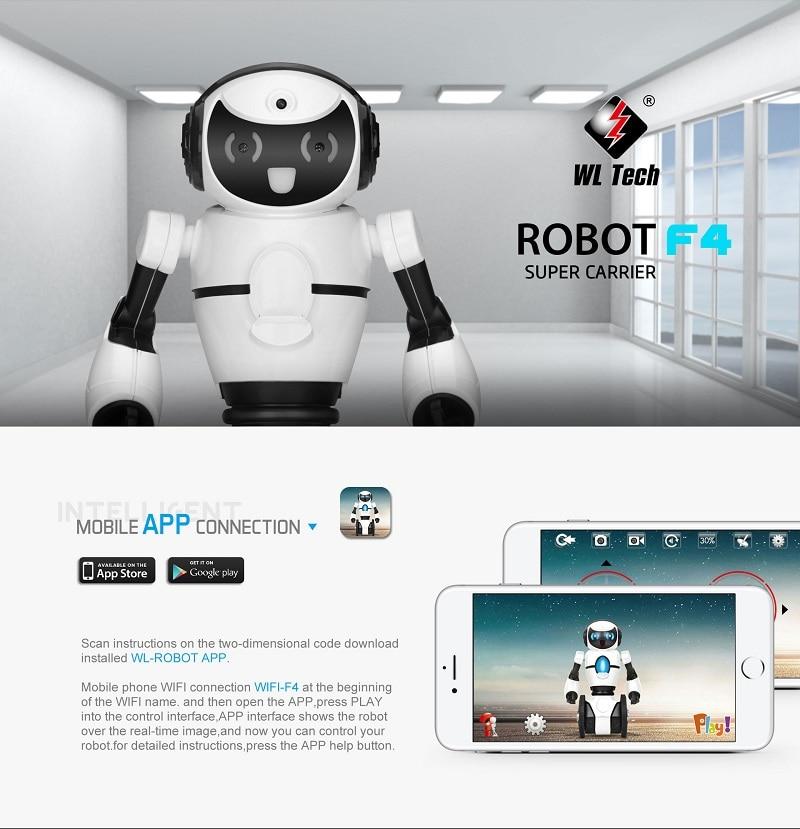 how to download the mobile app for the robot toy for kids 