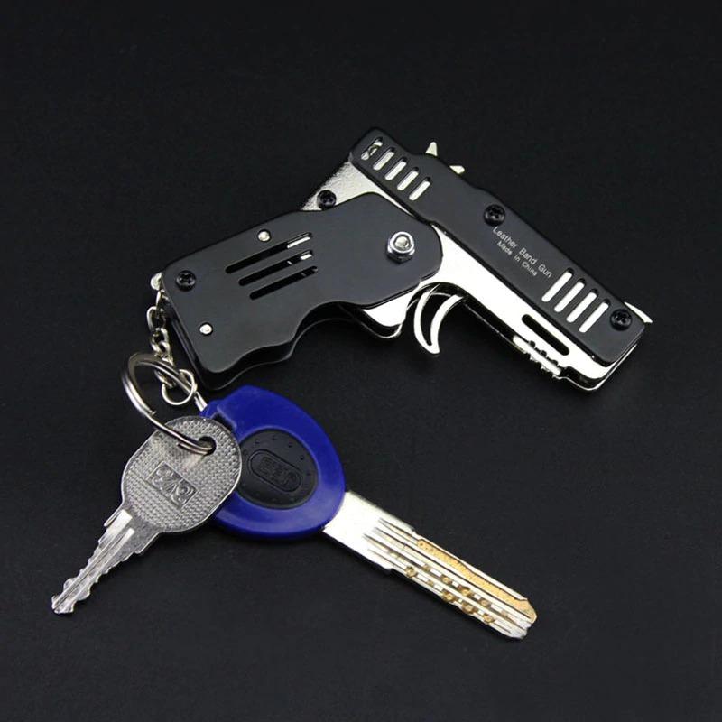 Rubber Band gun as a keyring