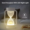 hourglass timer with LED lights