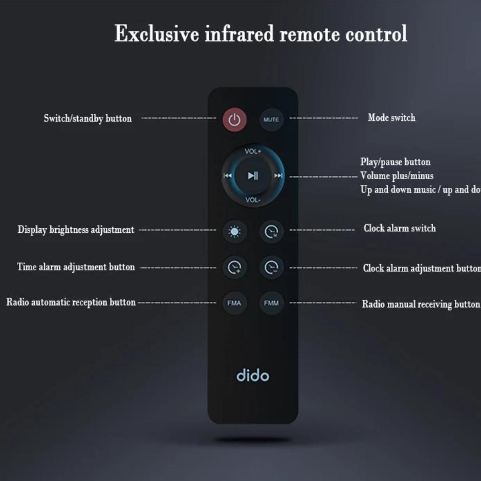 infrared remote for the smart alarm clock 