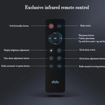 infrared remote for the smart alarm clock 