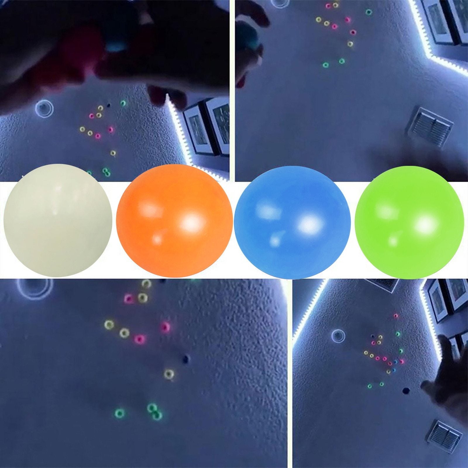 glowing sticky balls 