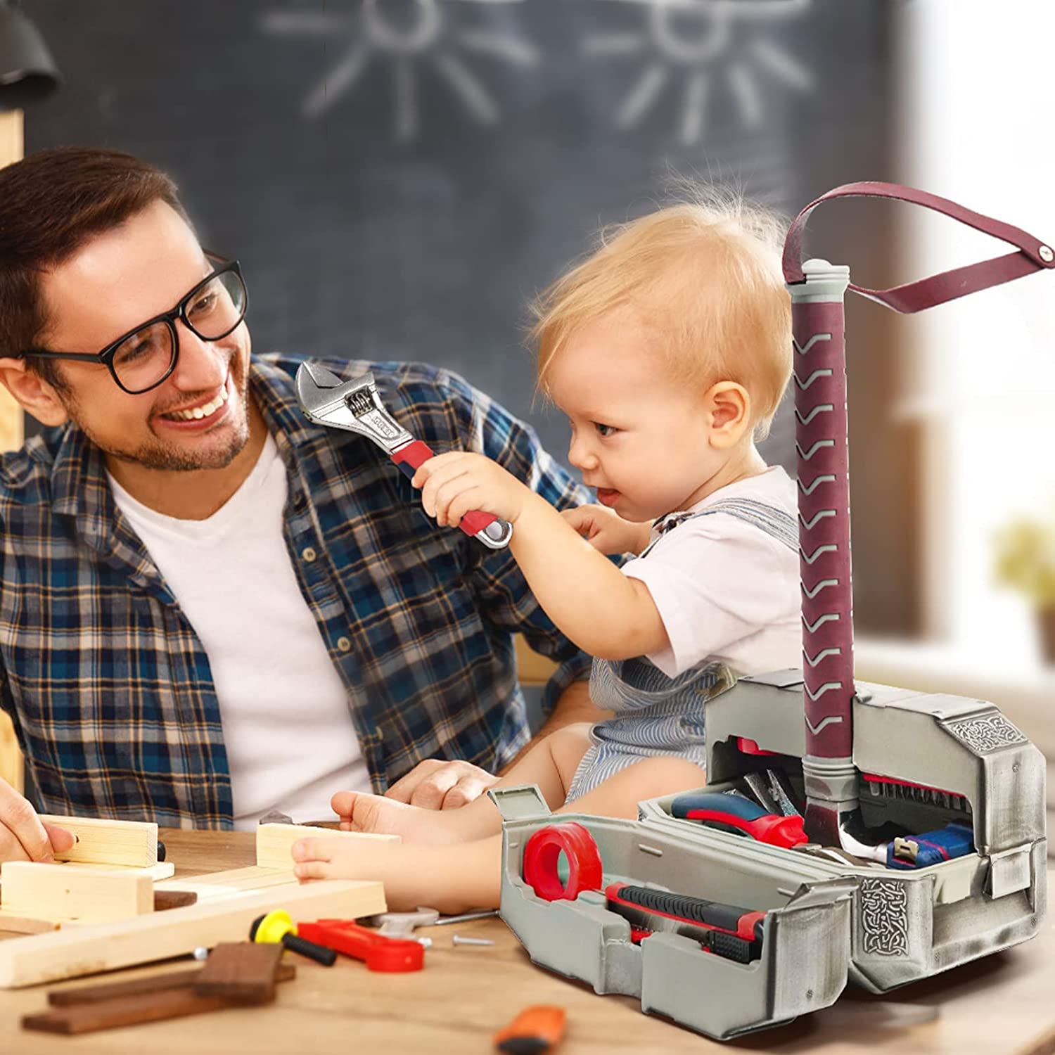 thor hammer shaped tool box 