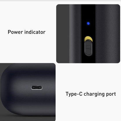 power indicator and type C charging port 