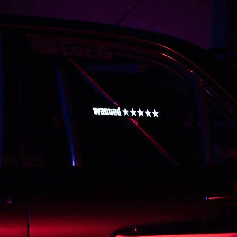 led car sticker 